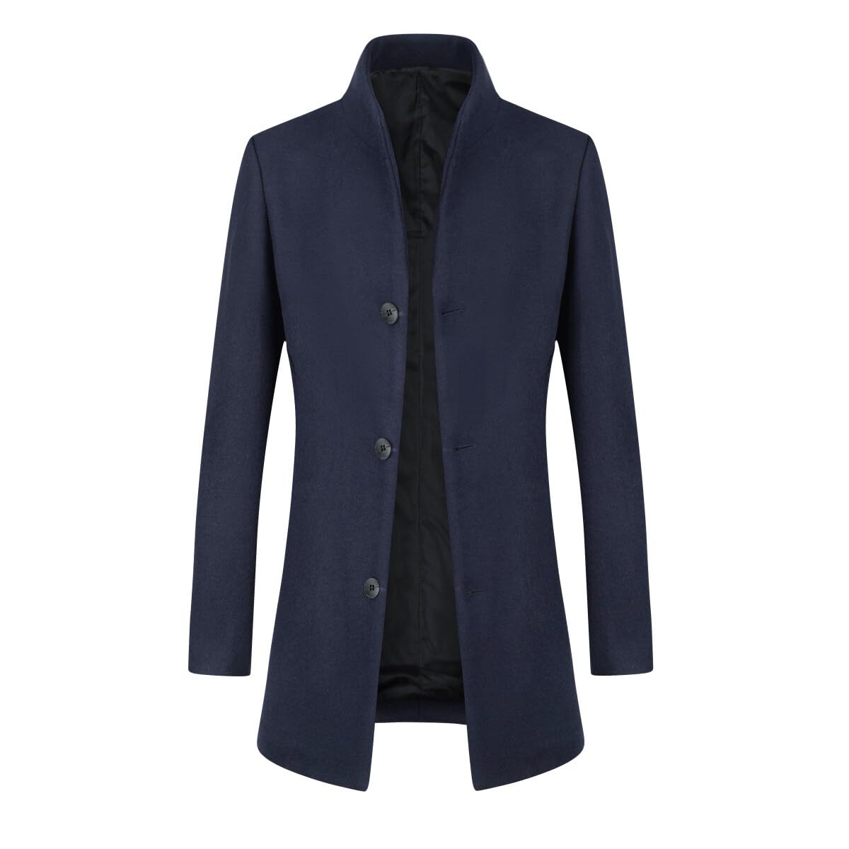 Allthemen Cappotto Invernale da Uomo Trenchcoat Lungo in Lana Caldo Coat Sottile Outerwear a Vento