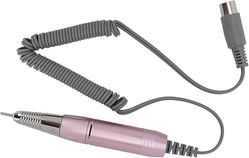 Miniatura 9 de Mango eléctrico para taladro de uñas, pieza de repuesto para taladro de uñas, ajustable de 0-3000 rpm, mango de máquina de metal, taladro de uñas,