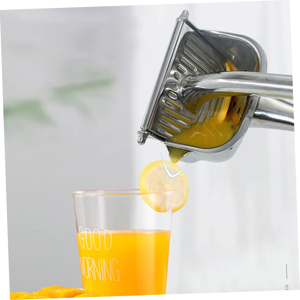 Cabilock Spremiagrumi Facile da Pulire in Acciaio Inox 304 Manico Confortevole Manuale per Spremere Agrumi Freschi e Frutta a Mano
