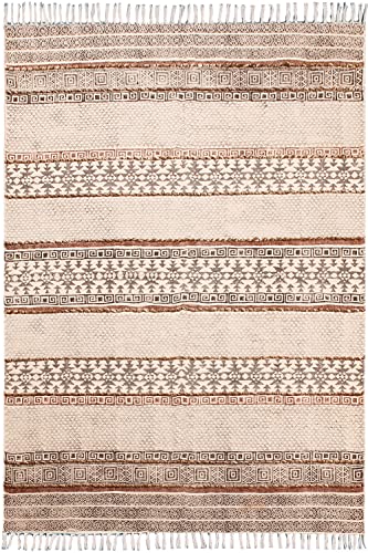 Tapis dhurrie tissé à la main pour réchauffer un couloir ou salon - 2