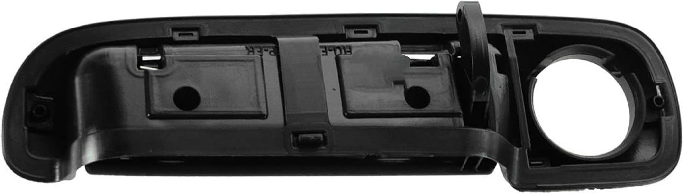 TRQ Right Exterior Door Handle Black Passenger Side Compatible with 1996-1997 Ford Thunderbird Mercury Cougar