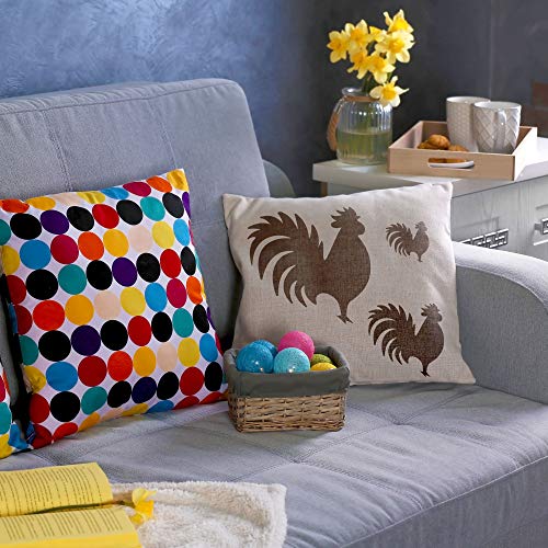 NAKLEO-5-pcs-Reusable-Plastic-Stencils-Rooster-Animal-Farm-134-to-35-Pattern-Children-Kids-Painting-Template-Room-Decor-Craft-DIY-Wall-Furniture