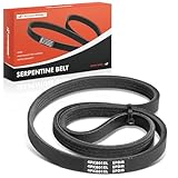 A-Premium Stretch Fit Serpentine Drive Belt Compatible with Ford Mustang 2015-2023 2.3L