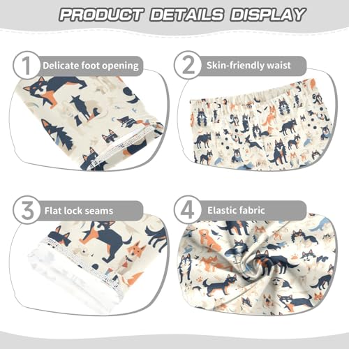 KLL Pet Dogs Toddler Baby Girl Cotton Leggings Fashion High Waisted Pants Sports3