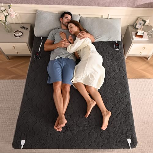 Queen Dual Control Sherpa Mattress Pad