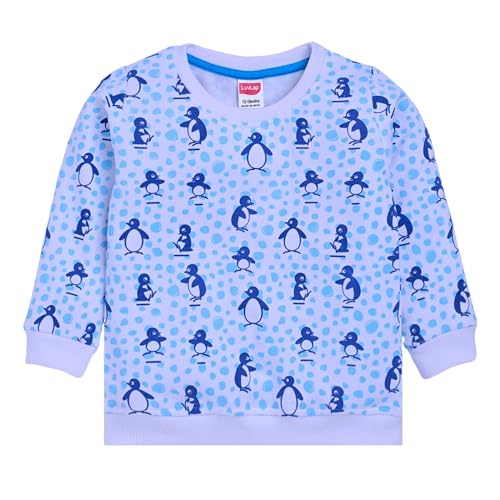 Image of LuvLap Baby Boys Full Sleeve Sweatshirt & Pyjama Set