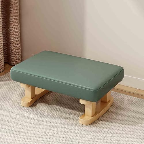 Repose-pieds multifonction en cuir pouf ottoman haut de gamme