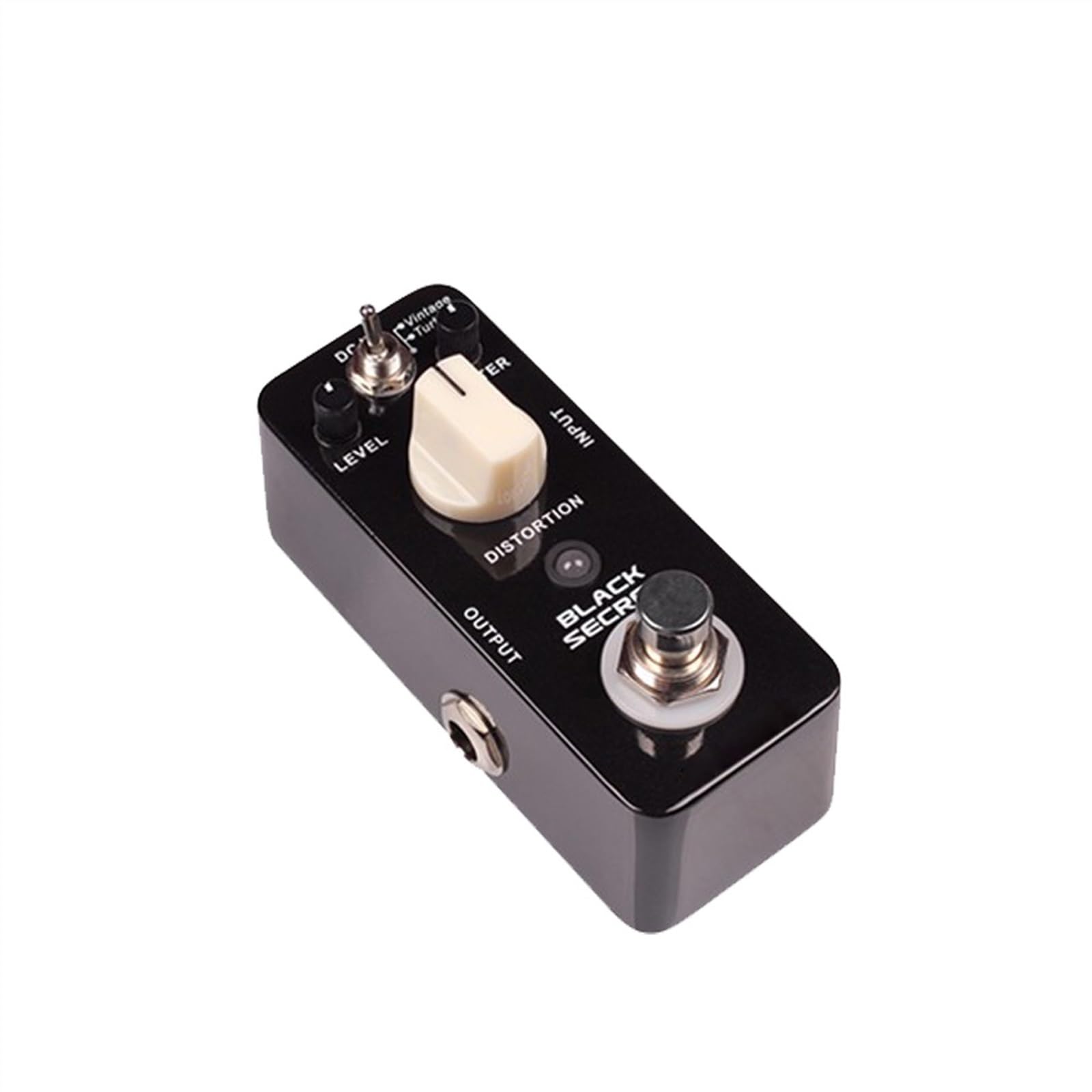 efekty gitarowe Black Secret Distortion Pedał Efektów Do Gitary Elektrycznej 2 Tryby Pracy True Bypass Mini Pedał