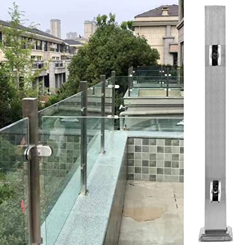 Poteau de garde-corps inox 304 pour terrasse et balcon moderne de 80 cm