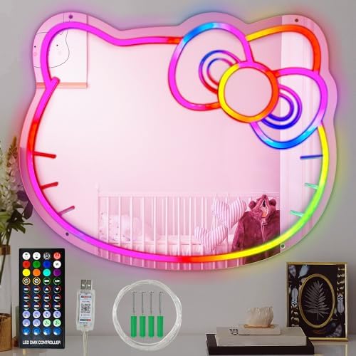 Amazon.com: Impressions Vanity Hello Kitty Wall Mirror with Wi-Fi ...