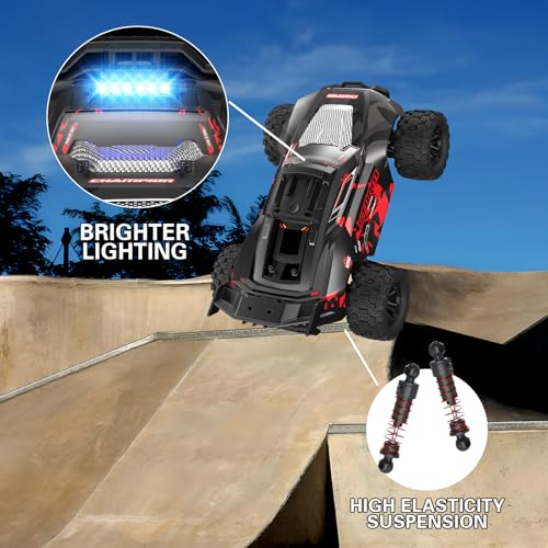 Kgf 1:18 Scale All Terrain Rc Cars, 40Km/H High Speed Remote Control Car, 2.4Ghz Brushless Rc Car For Adults, 4Wd Electric Vehicle With 2 Rechargeable Batteries, Waterproof Off Road Monster Truck thumb #2