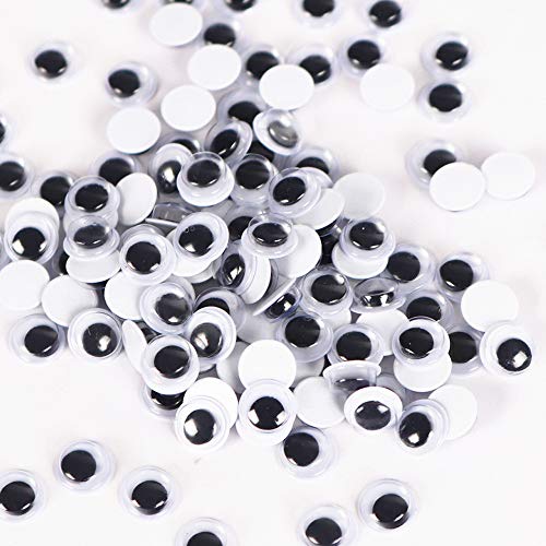 15mm Black Wiggle Googly Eyes with Self-Adhesive?120pcs?