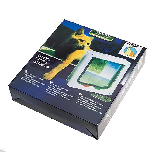 JZK® 15.5 * 15cm gattaiola Porta Gatto Cano, 4