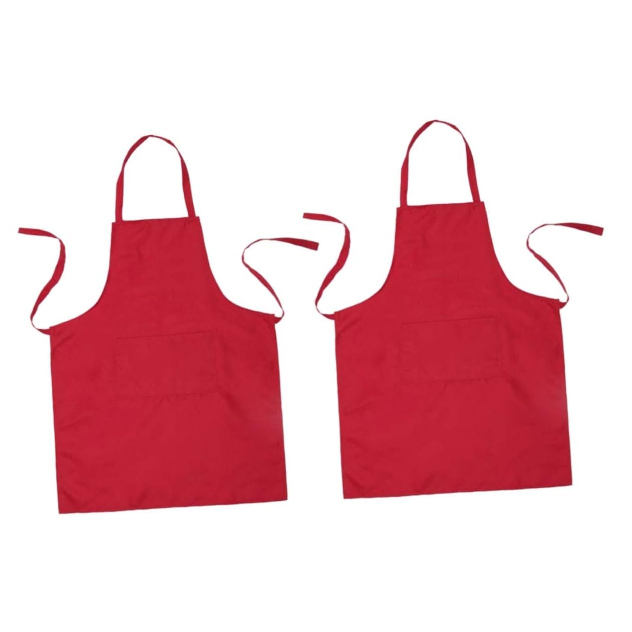 NAMOARLY Pure Neck Strap Bib Apron Set Waterproof Work Apron 60x70cm Easy to Clean