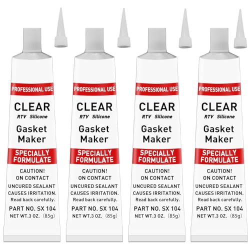 Image of 340g RTV Silicone Gasket Maker, Clear Silicone Sealant Shockproof and Leakproof, High Temperature Resistant, RTV Sealant Can be Used in Engines, Transmissions, Superchargers and All Types of Gaskets