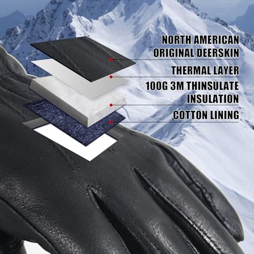 Hldd Handlandy Leather Winter Work Gloves thumb #5