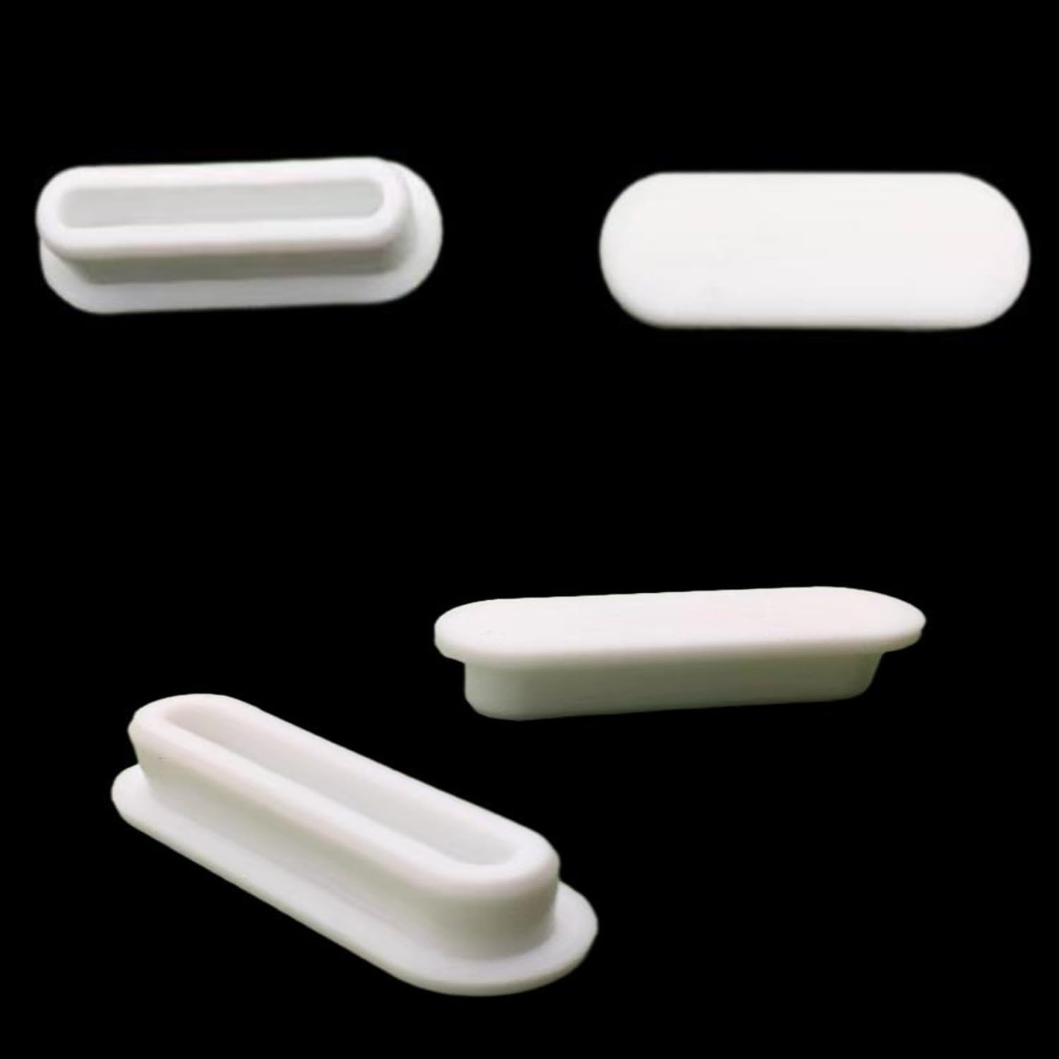 Tapa ovalada de gel de sílice para lavabo, anillo universal, tapa de desagüe para grifo, cubierta de rebosadero, orificio de repuesto para cocina y baño