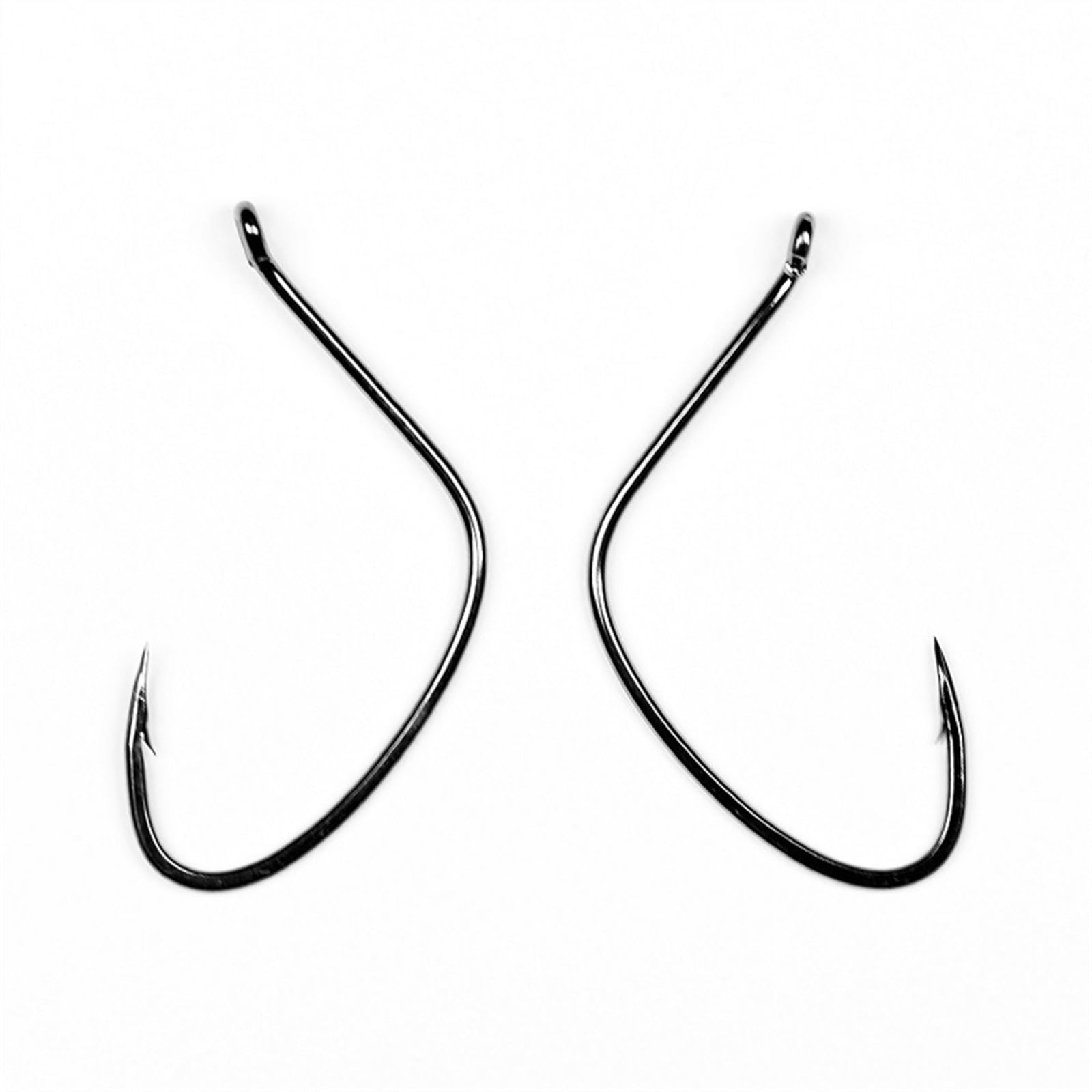 THKFISH 50Pezzi/Scatola Ami da Pesca Amo Offset Worm Hook Amo da Pesca Accessori Drop Shot Texas Rig # 2# 1 1/0 2/0 3/0