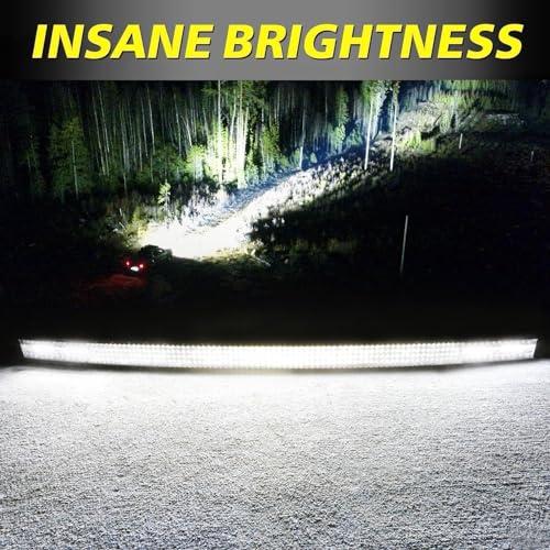 Image of 54 Inch Curved LED Light Bar 396W Quad Row Off Road Driving Light