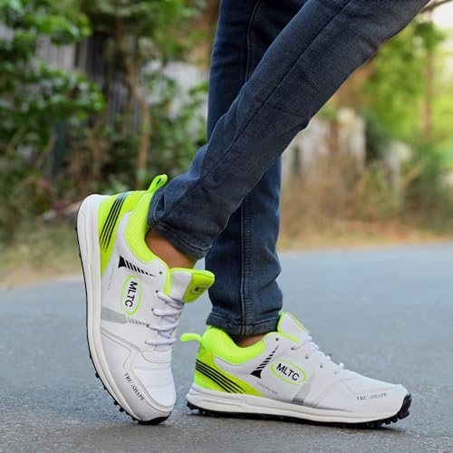 Image of Sports Cricket Shoes for Mens Dynamic Running Shoes for Men, Lightweight, Breathable Running Shoes, Authentic Running Shoe
