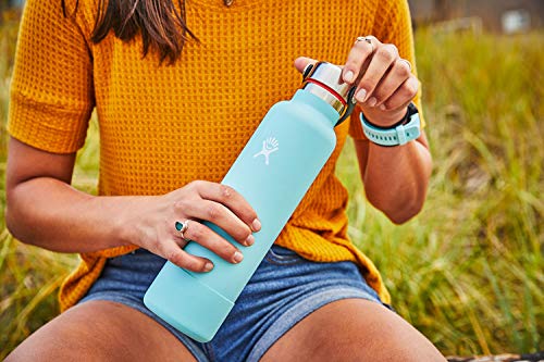 Image of Hydro Flask Bottle Boot - Bottom Protector Sleeve - Silicone Water Bottle Accessory Small Black
