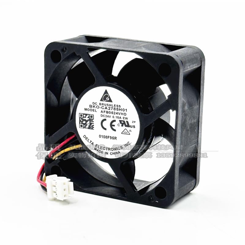 Delta AFB0524VHD 24V 0.15A 5020 5cm Dual Ball Inverter 3-wire Cooling Fan