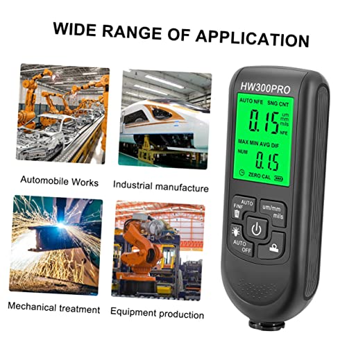 Medidor digital de espesor para pintura automotriz 3 piezas miniatura 2