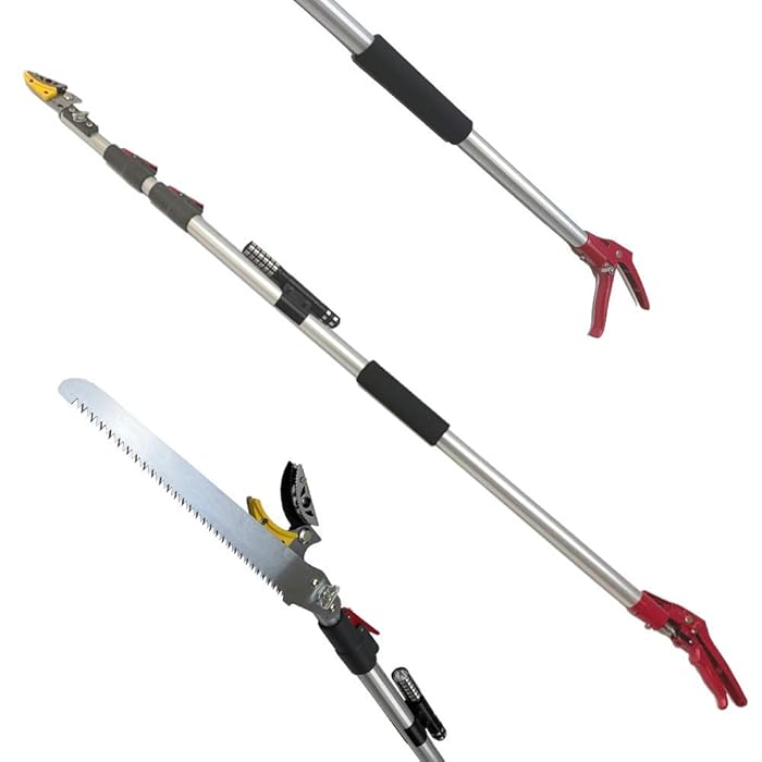 Buy Smarkey Long Extendable Tree Pruning Trimmer Pole Saw Shrub Pruner Cut and Hold Telescoping