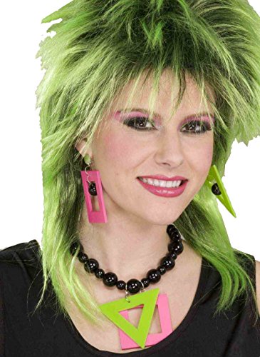 Forum Women's Neon Earrings and Necklace Set