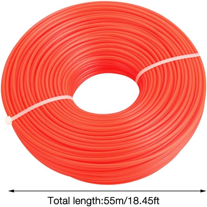 Gobesty 3mm x 55m Nylon Fűkasza Damil Fűnyírógép Trimmer Vágódróth