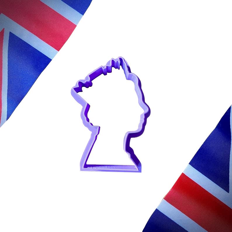 Queens Head Silhouette Cookie Cutter - Biscuit - Fondant - Clay cutter - Dough