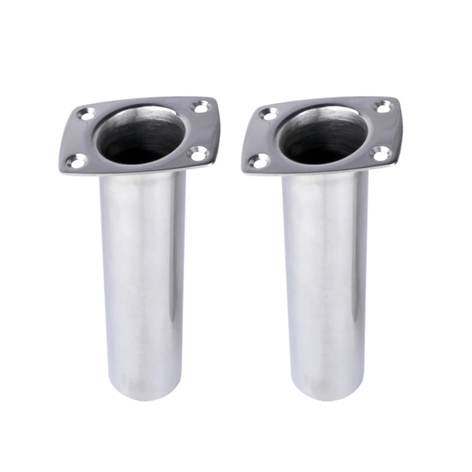 Supporto for Asta for Montaggio a Incasso in Acciaio Inossidabile 316 da 2 Pezzi 15/90° | Portacanna da incasso in acciaio 316 SS for attrezzatura da pesca for barche marine