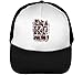 Produktbild Ko | Knockout | Boxing | Fight | Motivation | Battle | Blood | Simple | Shape Men's Baseball Trucker Cap Hat Snapback Black White