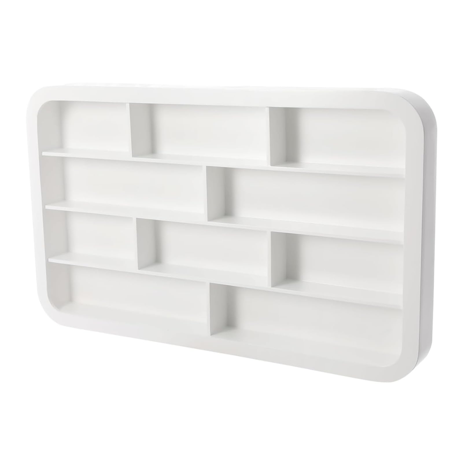 Étagère rangement vernis ongles support mural bois maquillage