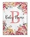 FLOCHIL Personalized Baby Blankets, Custom Baby Blanket - Baby Blanket with Name for Girls, Best Gift for Baby, Newborn Floral Plush Fleece (30x40)