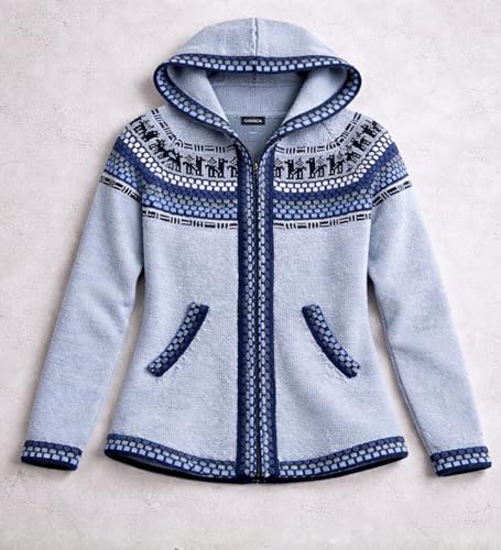 Image of Gamboa Alpaca Cardigan Sweater Women Winter Autumn Sweaters Lightweight