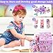 Toddler Girl Toys for Ages 5-7 Littler Girls Jewelry Set,51Pcs Kids Toy for Girls Age 8-10 Clip on Earrings,Princess Toys Adjustable Ring,Girl Toy Age 3 4 5 6-8 Year Old Birthday Christmas Gifts