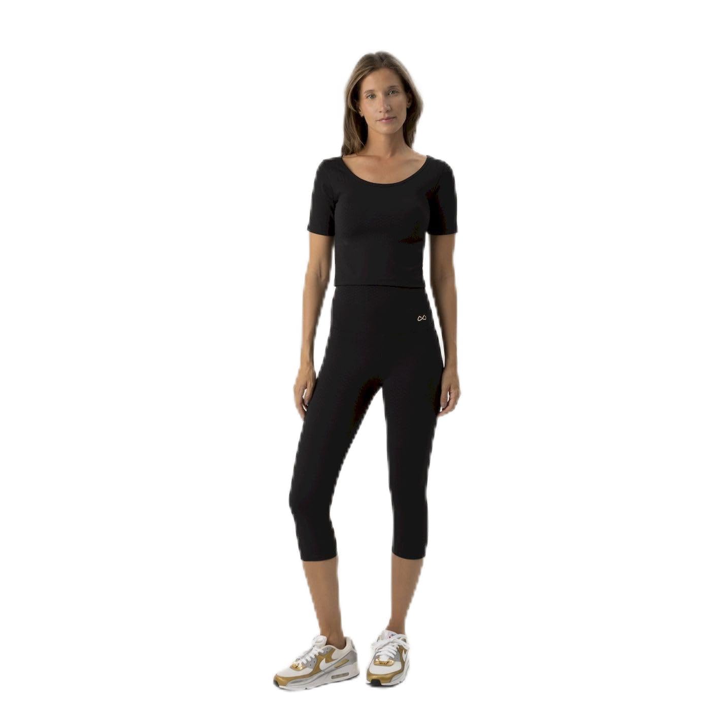 DITCHIL Mallas Cortas Deporte Mujer Leggins Capri Running Fitness Yoga Gimnasio