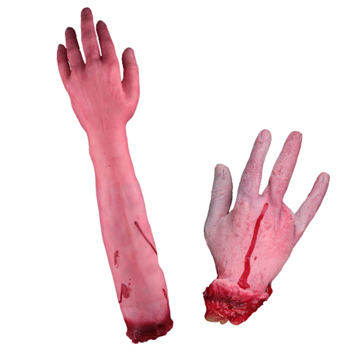 Artibetter 4piezas Juguete De Broma De Halloween Mano y Rotos Falsa para Fiesta De Terror Accesorios De Disfraz y Bromas Divertidas