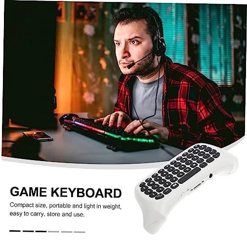 Teclado para videojuegos SHINEOFI inalámbrico 2.4g y controlador compatible 2