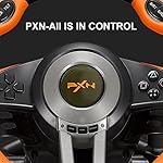 PXN PC Racing Wheel, V3 PRO 180 Degree Universal USB Car Sim Game Steering Wheel with Pedals for PC, Xbox One, Xbox Series S/X, PS3, PS4, Switch - Image 4