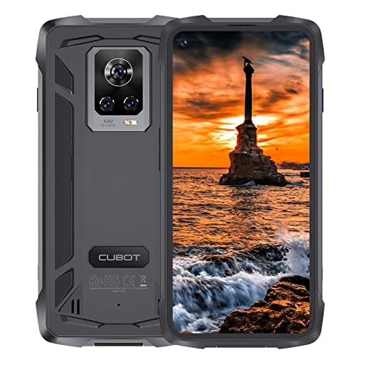 CUBOT King Kong 7 Resistente Teléfono Móvil, 6,36" FHD+ Pantalla Smartphone con 8GB+256GB, 64MP AI Cámara, 5000mAh, Android 11, 4G Doble SIM Teléfono Face ID NFC GPS OTG (Negro)