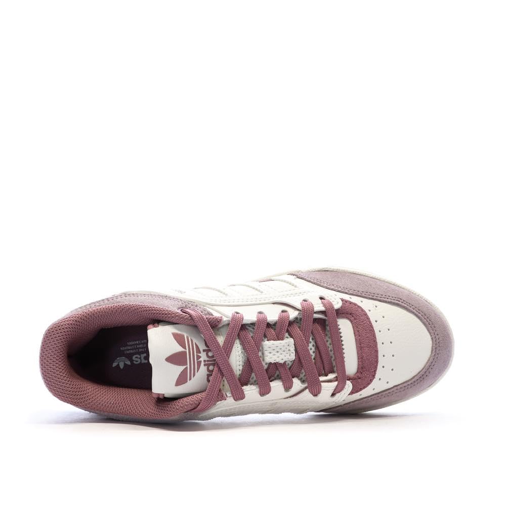adidas - Zapatillas de deporte blancas/malvas para mujer Drop Step Low W
