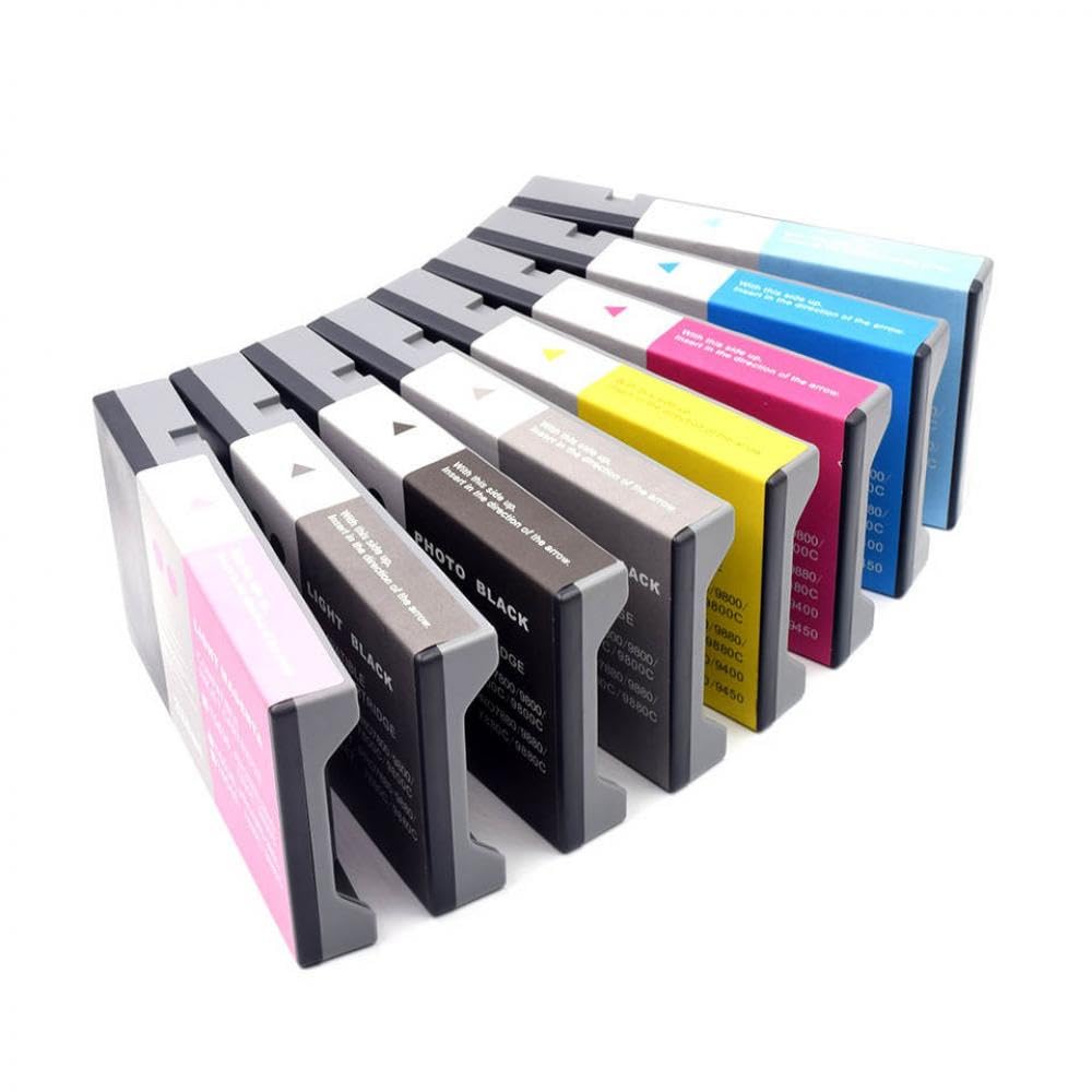 Cartucho de Tinta de sublimación de 8 Colores de 220 ml Compatible con Impresora Stylus Pro 4800 4880(4880)