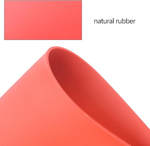 Miniatura 6 de Hojas de sellos de goma para máquina de grabado láser, 2 alfombrillas de goma suave para grabado de tamaño A4 para cortador láser para hacer sellos