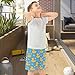 Fashion Summer Boys Shorts Cute Ducks Print Vacation Pants Big Kids Athletic Baseball Shorts with Pockets Duck 14-16 Years