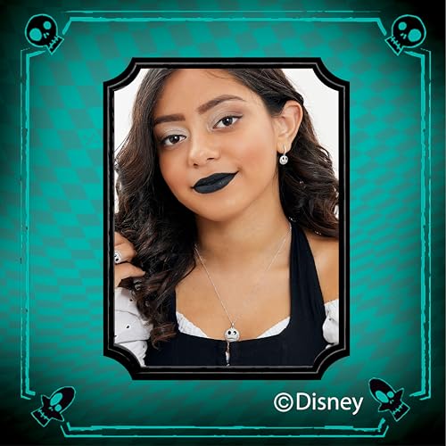 Disney The Nightmare Before Christmas Womens Necklace 18-inch - Sterling Silver and Cubic Zirconia Jack Pendant Necklace - The Nightmare Before Christmas Necklace4