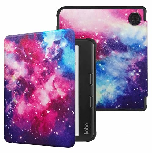 Image of ProElite Cover Case for Kobo Libra 7 inch Cover Case, Smart Flip Case Cover for Kobo Libra 7 inch Support Auto Sleep Wake, Galaxy
