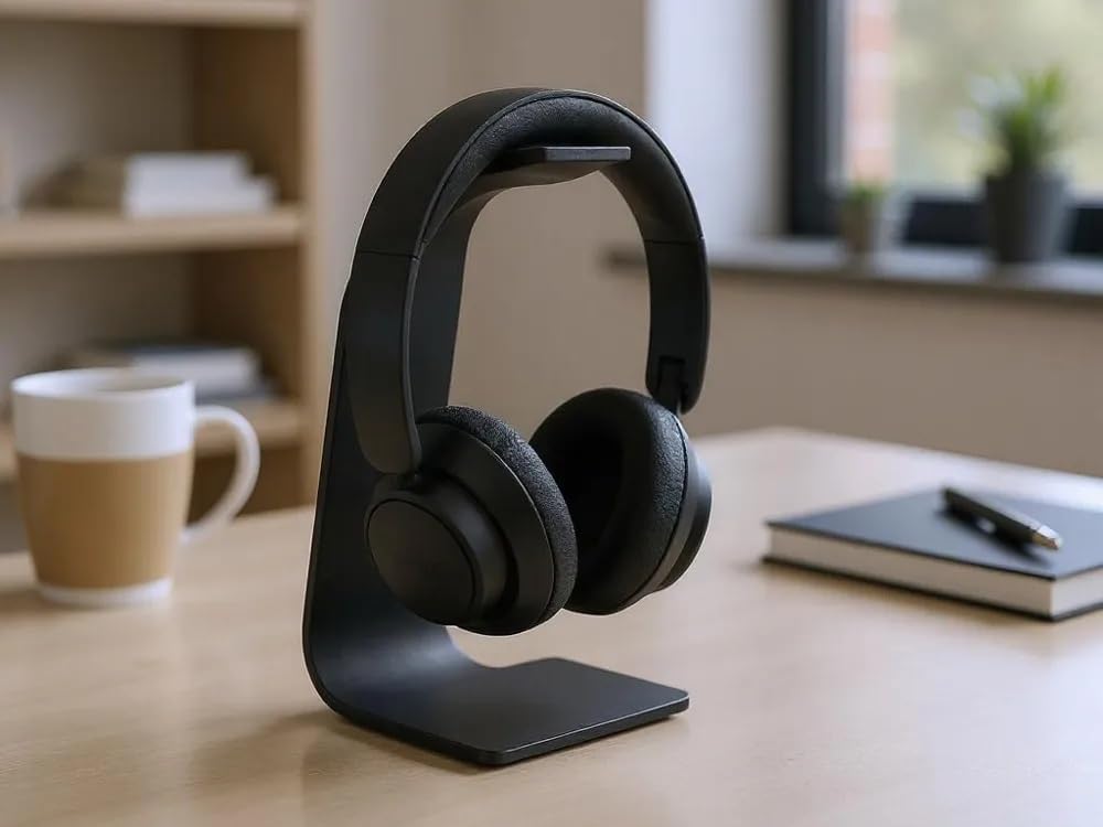 A modern, cantilevered headphone stand that's also suitable for larger headphones. With a print time of just over two hours and a filament weight of just 115 grams, the model is quick to build, stable, and stylish-image-35