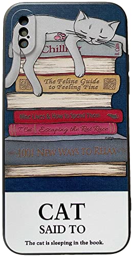 KOLOiPhone X ケース iPhoneケース iPhonexケース かわいい 猫 猫柄 ねこ スマホケーススマホカバー iPhoneX グレー